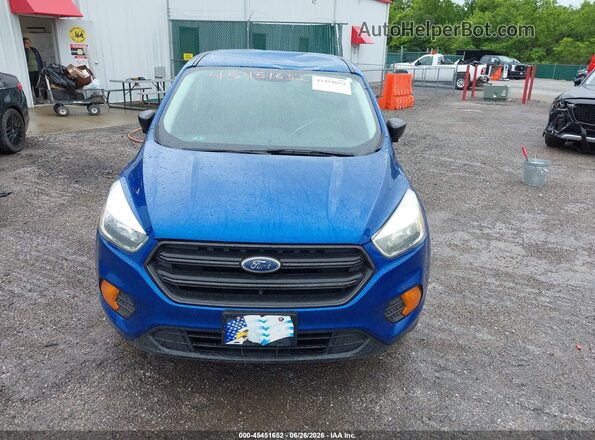 1FMCU0F71HUD17484 2017 FORD ESCAPE Blue Widok wnętrza z tyłu