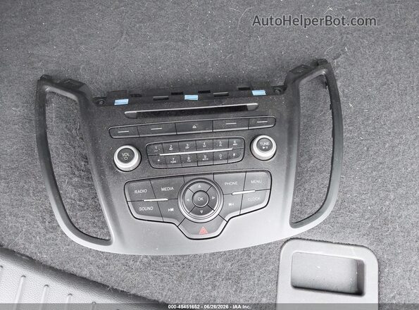 1FMCU0F71HUD17484 2017 FORD ESCAPE Blue Widok zestawu wskaźników