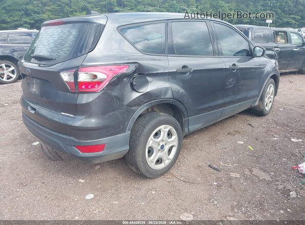 1FMCU0F71JUA06644 2018 FORD ESCAPE Черный Задняя правая четверть