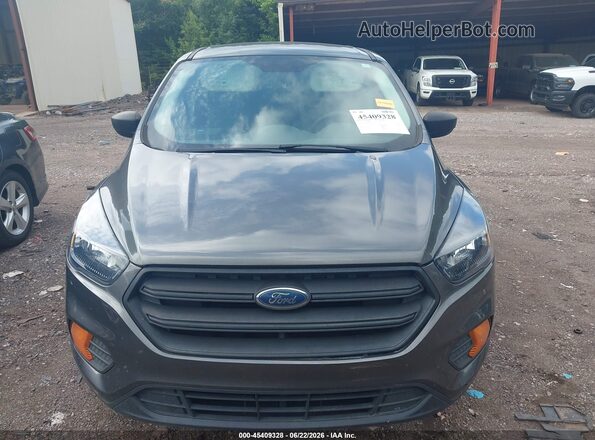 1FMCU0F71JUA06644 2018 FORD ESCAPE Черный Вид щитка приборов