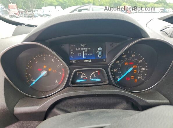 1FMCU0F71JUB33538 2018 FORD ESCAPE Blue Սարքավորումների վահանակի տեսք