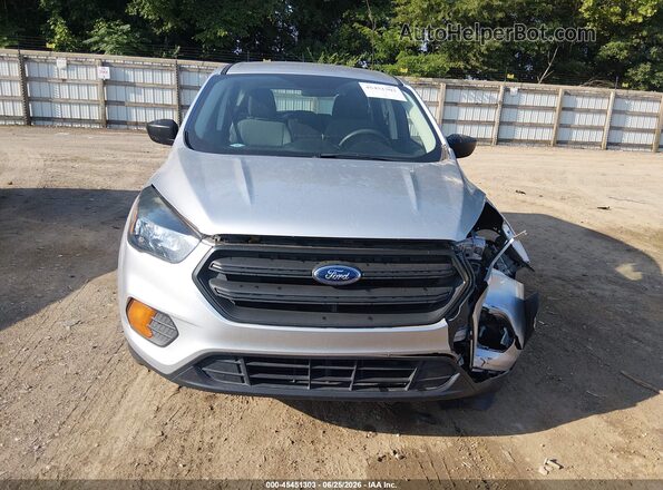 1FMCU0F71JUC54893 2018 FORD ESCAPE Silver ხელსაწყოთა პანელის ხედი