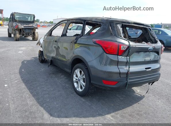 1FMCU0F71KUB26980 2019 FORD ESCAPE Gray Tył lewy