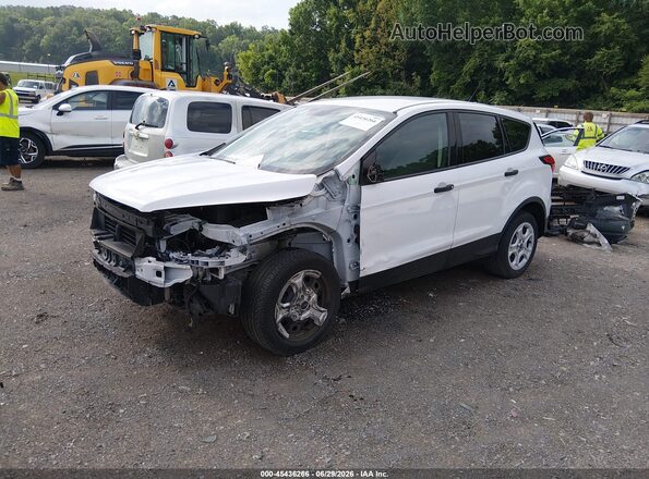 1FMCU0F71KUB65259 2019 FORD ESCAPE White Передня ліва чверть