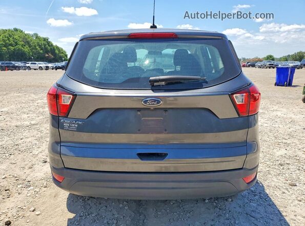 1FMCU0F71KUC19272 2019 FORD ESCAPE Gray Вид ззаду