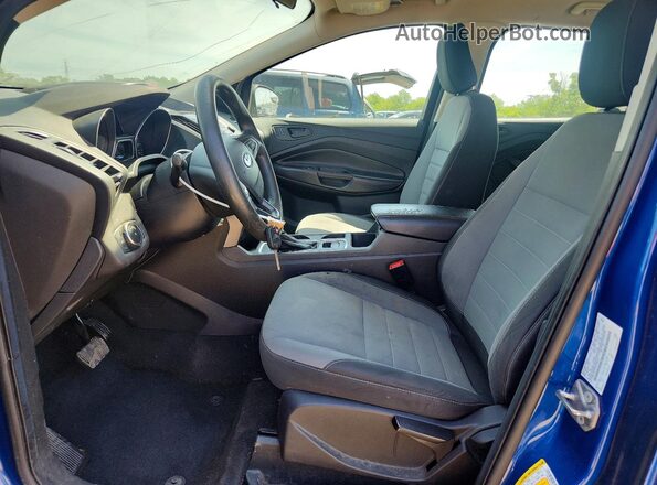 1FMCU0F71KUC35214 2019 FORD ESCAPE Blue Front interior view