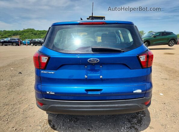 1FMCU0F71KUC35214 2019 FORD ESCAPE Blue Rear view