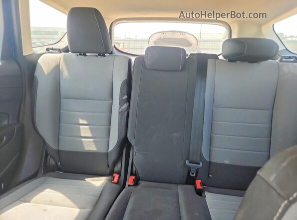 1FMCU0F71KUC35214 2019 FORD ESCAPE Blue Rear seats view