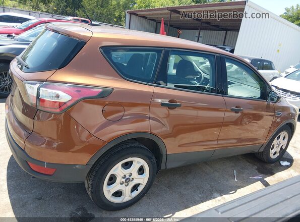 1FMCU0F72HUB52335 2017 FORD ESCAPE Brown Вид задньої частини салону