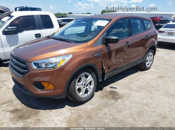 1FMCU0F72HUB52335 2017 FORD ESCAPE Brown Передня ліва чверть