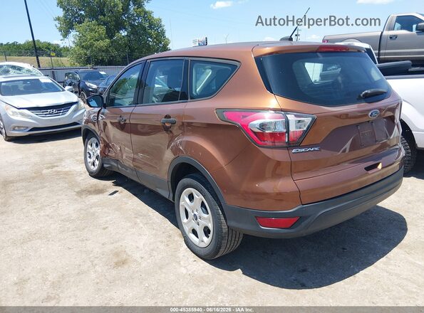 1FMCU0F72HUB52335 2017 FORD ESCAPE Brown Задня ліва чверть