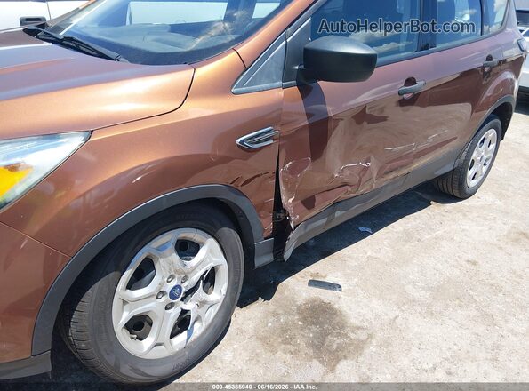 1FMCU0F72HUB52335 2017 FORD ESCAPE Brown Вид спереду