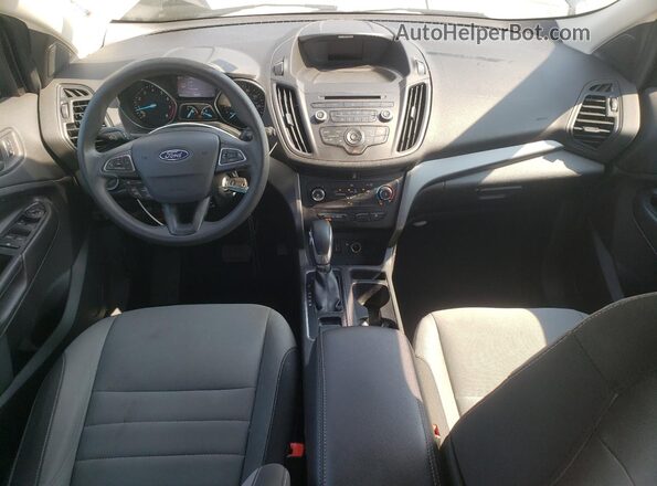 1FMCU0F72HUE12667 2017 FORD ESCAPE Black წინა პანელის ხედი