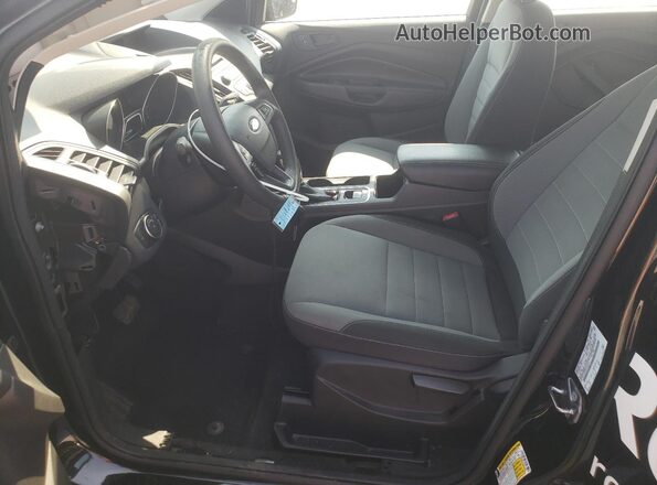1FMCU0F72HUE12667 2017 FORD ESCAPE Black წინა სალონის ხედი