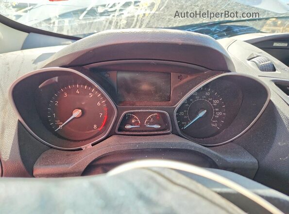 1FMCU0F72HUE24124 2017 FORD ESCAPE White Widok zestawu wskaźników