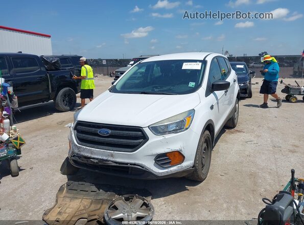 1FMCU0F72HUE95193 2017 FORD ESCAPE White Առջևի ձախ երեք քառորդ տեսարան