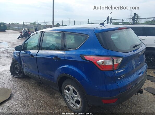 1FMCU0F72JUB55533 2018 FORD ESCAPE Синий Задняя левая четверть