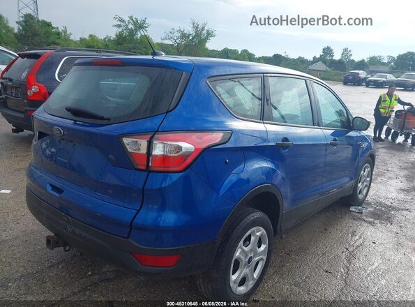 1FMCU0F72JUB55533 2018 FORD ESCAPE Синий Задняя правая четверть