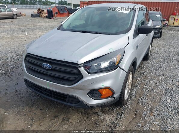 1FMCU0F72JUD55148 2018 FORD ESCAPE Silver Widok z przodu
