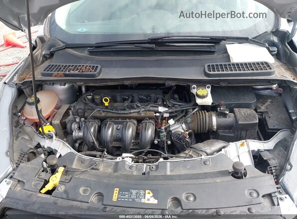 1FMCU0F72JUD55148 2018 FORD ESCAPE Silver Widok z tyłu