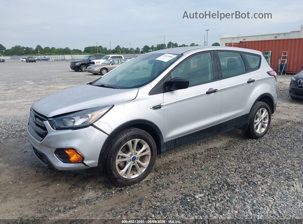1FMCU0F72JUD55148 2018 FORD ESCAPE Silver Przód lewy