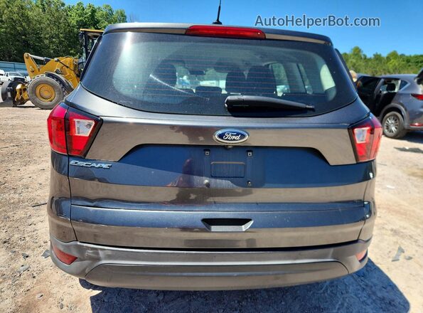 1FMCU0F72KUB53699 2019 FORD ESCAPE Charcoal Widok z tyłu