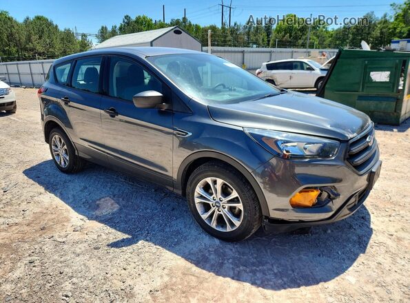 1FMCU0F72KUB53699 2019 FORD ESCAPE Charcoal Przód prawy