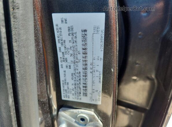 1FMCU0F72KUB53699 2019 FORD ESCAPE Charcoal Widok naklejki z numerem VIN