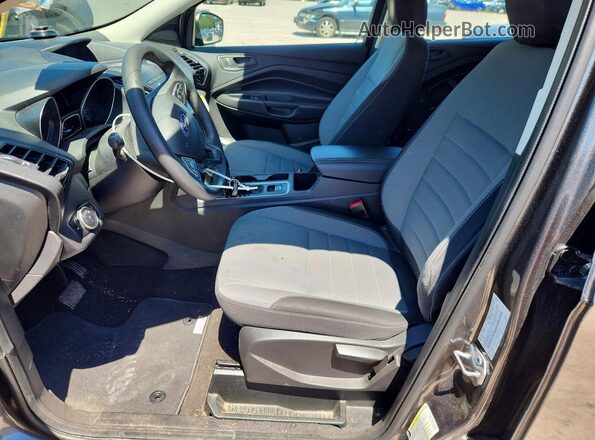 1FMCU0F72KUB53699 2019 FORD ESCAPE Charcoal Widok wnętrza z przodu