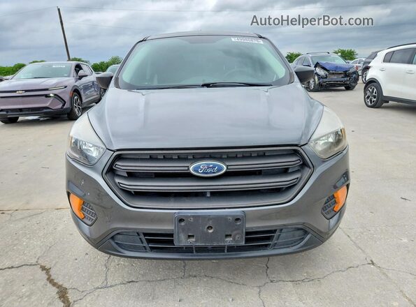 1FMCU0F72KUB56411 2019 FORD ESCAPE Gray Front view