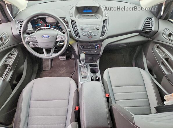 1FMCU0F72KUB56411 2019 FORD ESCAPE Gray Dashboard view