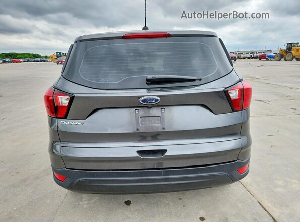 1FMCU0F72KUB56411 2019 FORD ESCAPE Gray Rear view