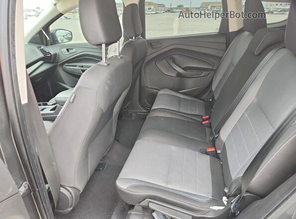 1FMCU0F72KUB56411 2019 FORD ESCAPE Gray Rear seats view