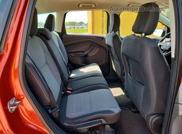 1FMCU0F72KUB99629 2019 FORD ESCAPE Orange უკანა სალონის ხედი