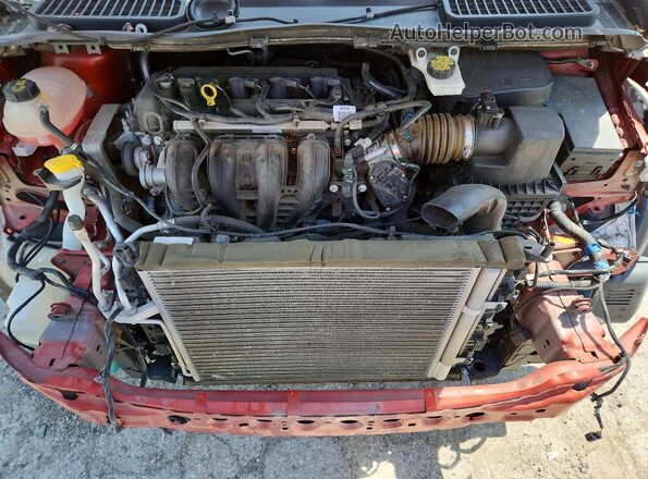 1FMCU0F72KUB99629 2019 FORD ESCAPE Orange ძრავის განყოფილების ხედი
