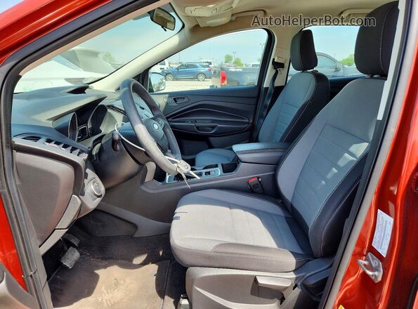1FMCU0F72KUB99629 2019 FORD ESCAPE Orange წინა სალონის ხედი