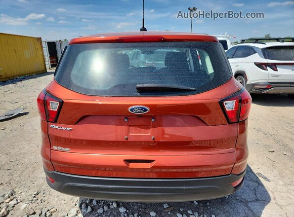 1FMCU0F72KUB99629 2019 FORD ESCAPE Orange უკანა ხედი