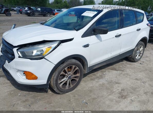 1FMCU0F73HUA50669 2017 FORD ESCAPE White Przód lewy
