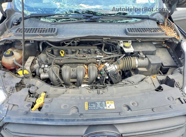 1FMCU0F73HUB93962 2017 FORD ESCAPE Charcoal ძრავის განყოფილების ხედი