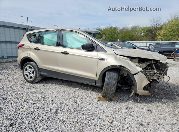 1FMCU0F73HUE64664 2017 FORD ESCAPE Желто-коричневый Передняя правая четверть