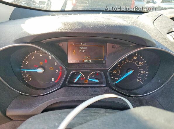 1FMCU0F73JUC68603 2018 FORD ESCAPE Charcoal Սարքավորումների վահանակի տեսք