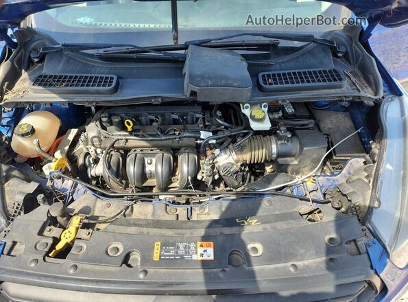 1FMCU0F73KUA31451 2019 FORD ESCAPE Blue Engine compartment view