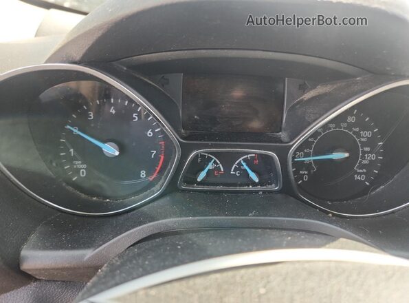 1FMCU0F73KUA31451 2019 FORD ESCAPE Blue Instrument cluster view
