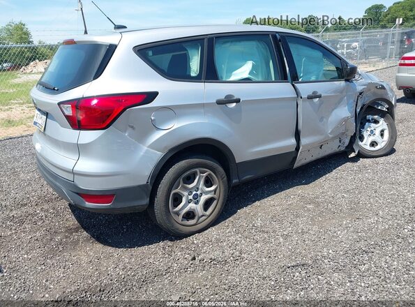 1FMCU0F73KUB32117 2019 FORD ESCAPE Silver Задня права чверть