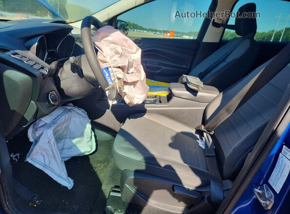 1FMCU0F73KUC55173 2019 FORD ESCAPE Blue Widok wnętrza z przodu