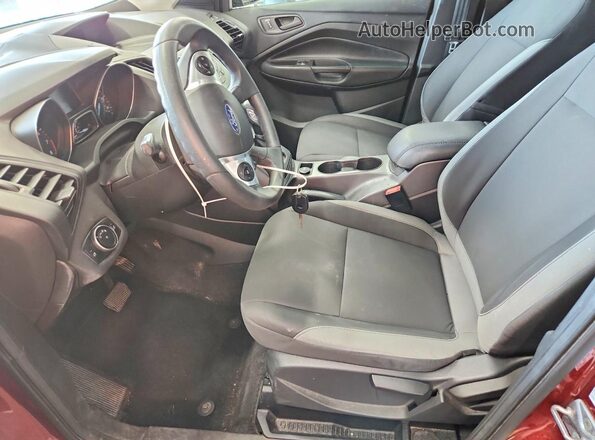 1FMCU0F74GUB59074 2016 FORD ESCAPE Maroon Vista interior delantera