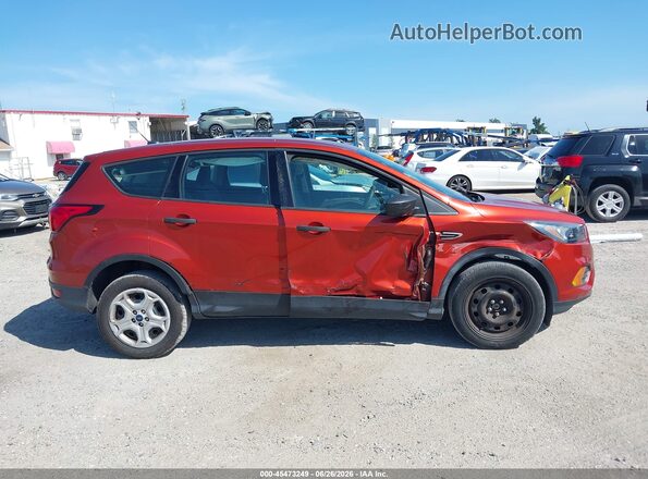 1FMCU0F74KUB21093 2019 FORD ESCAPE Orange Вид задньої частини салону