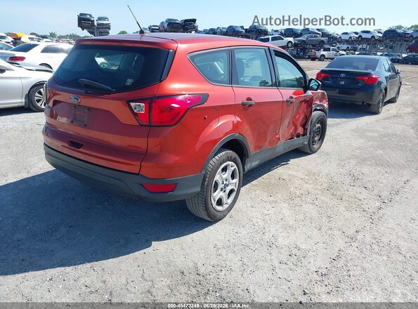 1FMCU0F74KUB21093 2019 FORD ESCAPE Orange Задня права чверть