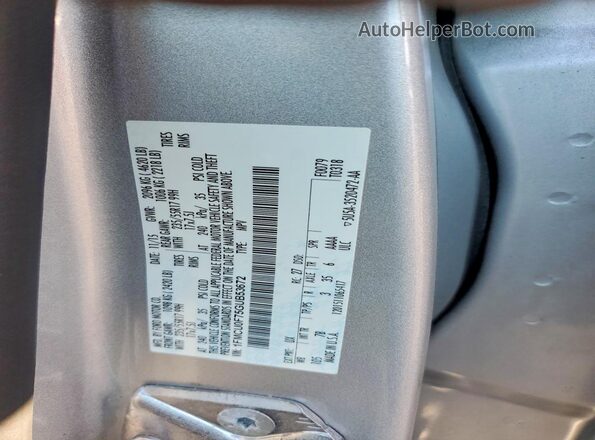1FMCU0F75GUB53672 2016 FORD ESCAPE Silver 