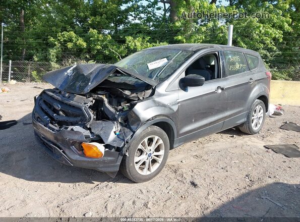 1FMCU0F75HUA48115 2017 FORD ESCAPE Gray Vista tres cuartos delantera izquierda